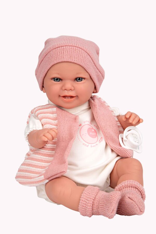 60795 ELEGANCE 35 CM BABYTO ROSA C/MECANISMO RISA TRY ME