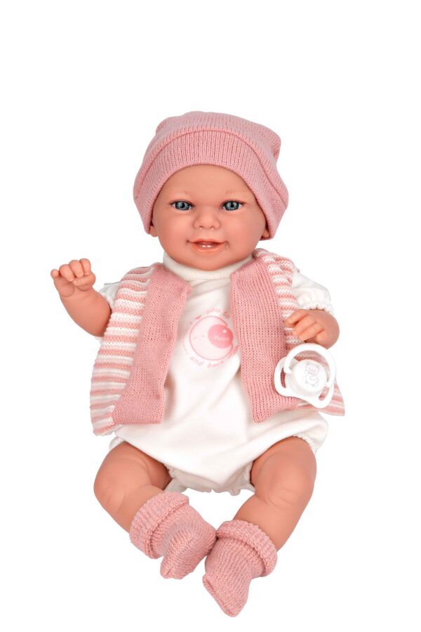 60795 ELEGANCE 35 CM BABYTO ROSA C/MECANISMO RISA TRY ME - Imagen 2