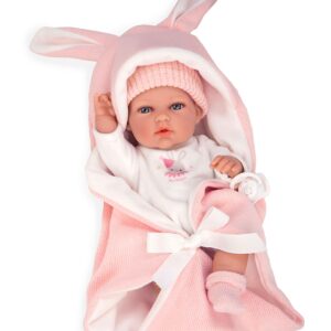 60867 ELEGANCE 30 CM NATAL ROSA C/SACO DE DORMIR (Cuerpo Vinyl, sexo niña)