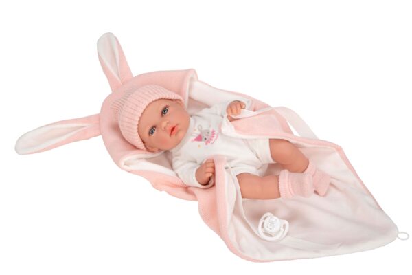 60867 ELEGANCE 30 CM NATAL ROSA C/SACO DE DORMIR (Cuerpo Vinyl, sexo niña) - Imagen 3