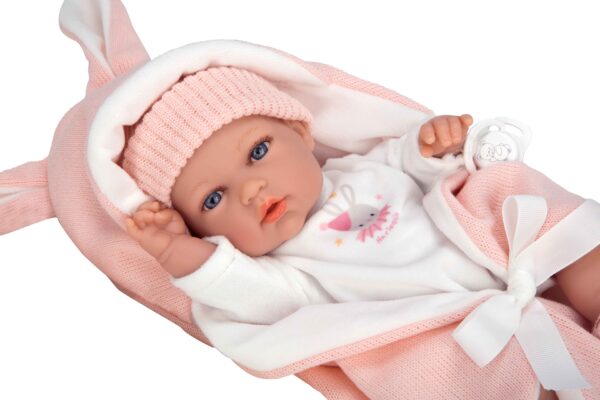 60867 ELEGANCE 30 CM NATAL ROSA C/SACO DE DORMIR (Cuerpo Vinyl, sexo niña) - Imagen 4