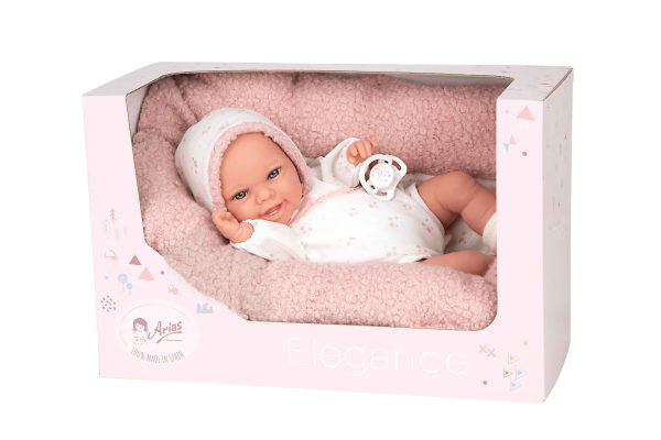 60870 ELEGANCE 35 CM BABYTO ROSA C/ COJIN (MUÑECO DE PESO) - Imagen 4