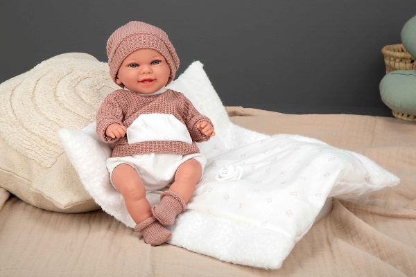 60874 ELEGANCE 35 CM BABYTO ROSA C/COJIN (MUÑECO DE PESO) - Imagen 6