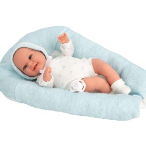 60876 ELEGANCE 35 CM BABYTO VERDE C/COJIN (MUÑECO DE PESO)