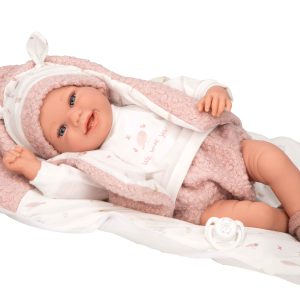 60886 ELEGANCE 40 CM COLIN ROSA C/COJIN (MUÑECO DE PESO)