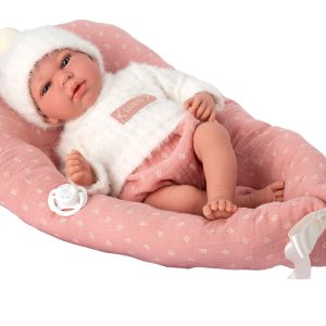 60901 ELEGANCE 40 CM ANDIE ROSA C/COJIN (MUÑECO DE PESO)