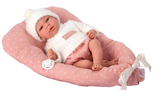 60901 ELEGANCE 40 CM ANDIE ROSA C/COJIN (MUÑECO DE PESO)