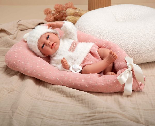 60901 ELEGANCE 40 CM ANDIE ROSA C/COJIN (MUÑECO DE PESO) - Imagen 2