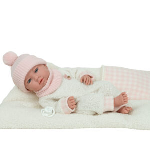 60981 ELEGANCE 38 CM ARIA BEIGE C/COJIN (Cuerpo vinyl, sexo niña)