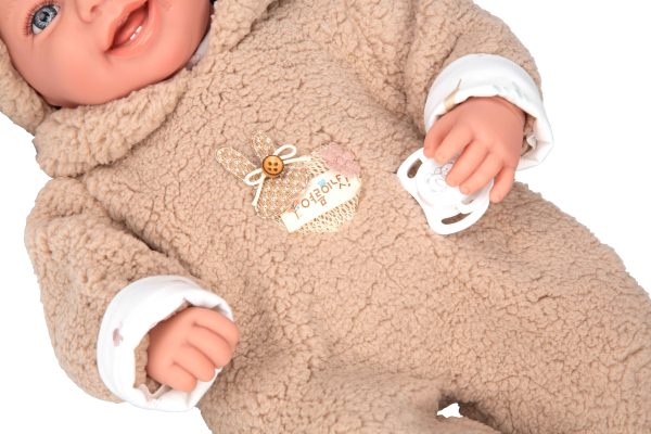 65401 ELEGANCE 45 CM ZOE BEIGE  (MUÑECO DE PESO) - Imagen 7