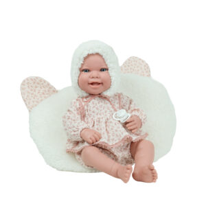 65415 ELEGANCE 42 CM ZOE ROSA C/COJIN  (Cuerpo vinyl, sexo niña)