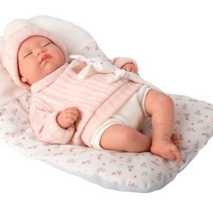 98190 REBORN ARIAS 45 CM DAIRA C/COJIN Y DOU DOU (OJOS CERRADOS)