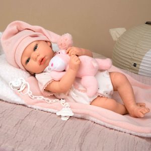 REBORN 40 CM (CERTIFICADO, LIBRO FAMILIA, 1 PAÑAL)