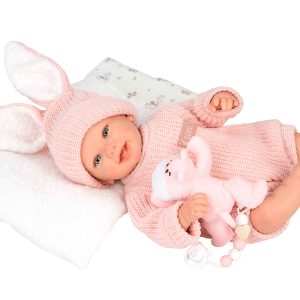 98196 REBORN ARIAS 45 CM LUCIA C/COJIN Y PELUCHE