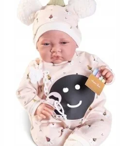 33367 Recién Nacido Lúi Inclusivo Dibuja Emociones 42cm