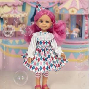 04715 Cleo Arlequina pelo rosa