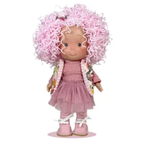 3201 MUÑECA LITTLE PIPPA PINK WOOL 23CM
