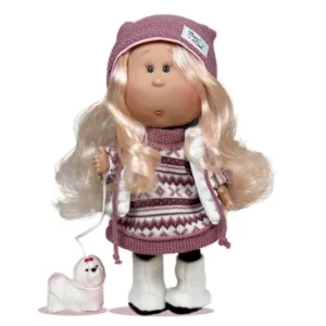 3452-3552 MUÑECA MIA BLONDE WITH PET 30CM