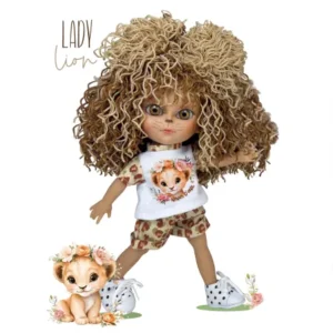 2442 DAINTY LADY LION 28CM