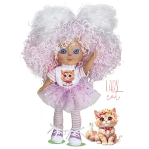 2445 DAINTY LADY CAT 28CM