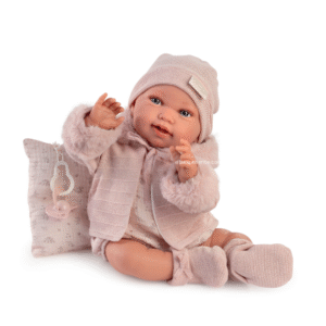 33392 Recién Nacida Pipa invierno. Cuerpo con relleno especial 42cm