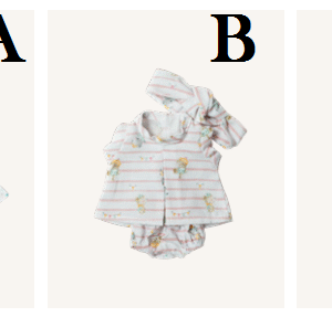 6054 VESTIDO ELEGANCE 26 CM FALDA CON LAZO ROSA