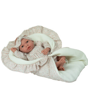 60964 ELEGANCE 40 CM ANDIE ROSA C/MANTA C/OJO DURMIENTE Y LLORO MAGNETICO