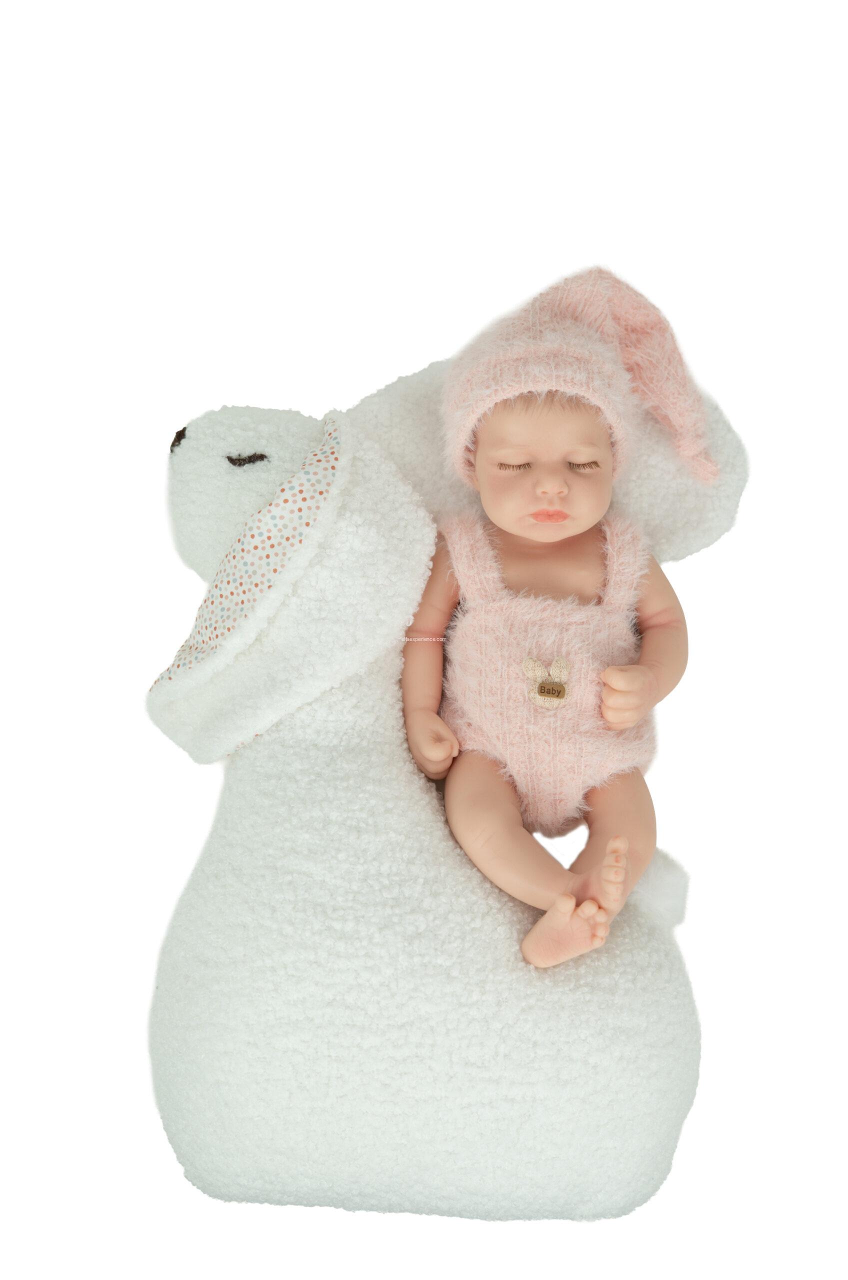 98202 REAL REBORN ARIAS AROA 35 CM C/COJIN (Cuerpo Silicona, sexo niña) - Imagen 4