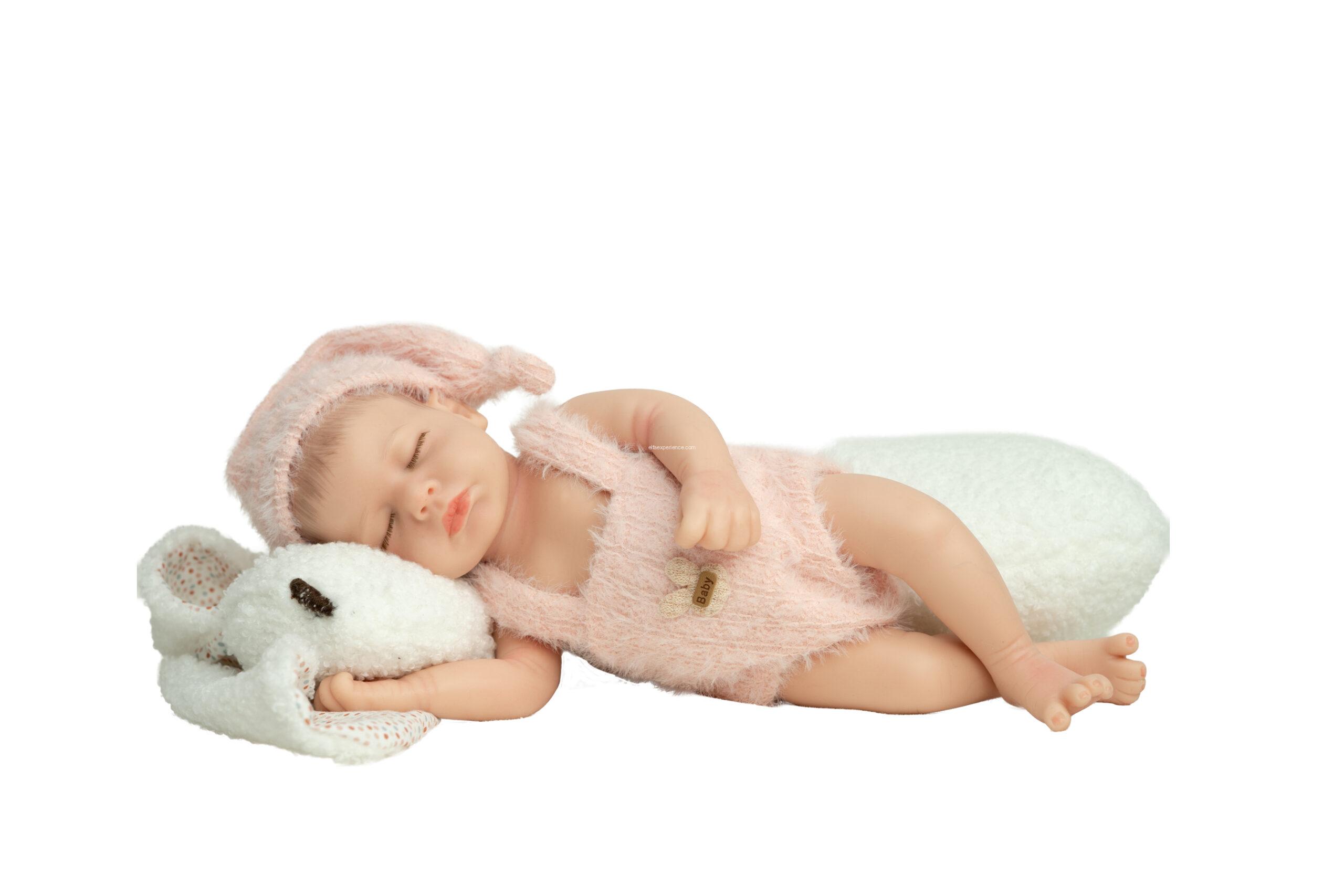 98202 REAL REBORN ARIAS AROA 35 CM C/COJIN (Cuerpo Silicona, sexo niña) - Imagen 5