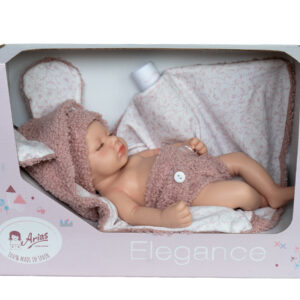 98205 REAL REBORN ARIAS ALICE  35 CM C/MANTA (Cuerpo Silicona, sexo niña)