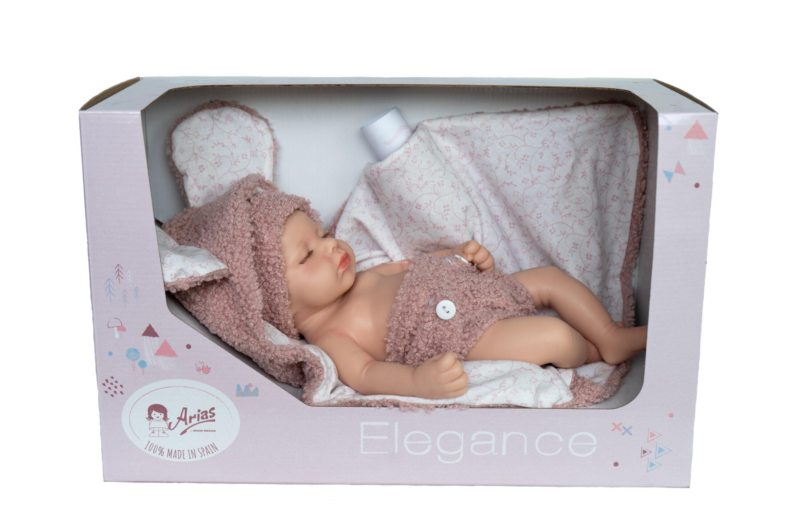 98205 REAL REBORN ARIAS ALICE 35 CM C/MANTA (Cuerpo Silicona, sexo niña)