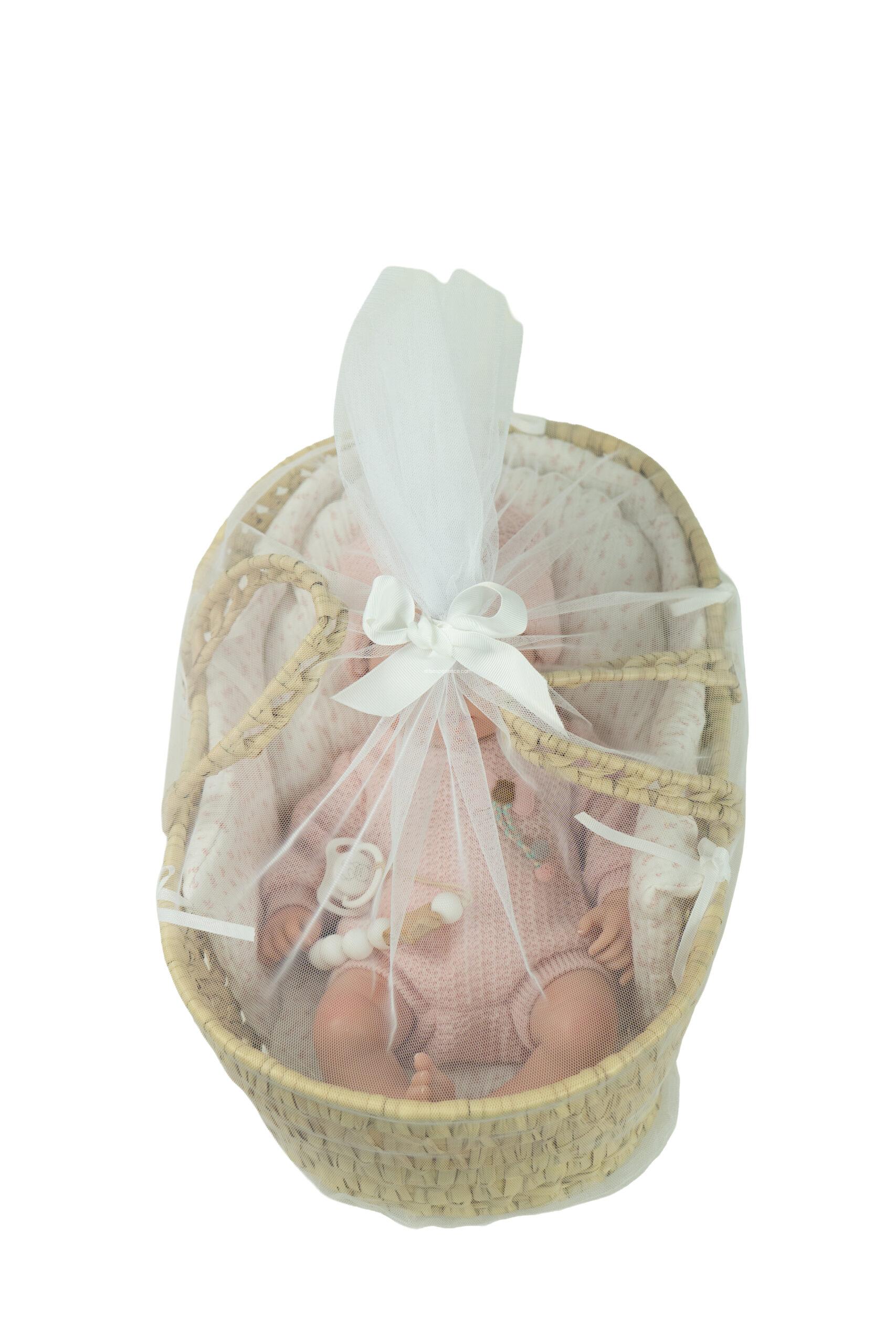 98230 REAL REBORN ARIAS ARLET 40 CM C/ CAPAZO MIMBRE // Spanish Design (Cuerpo Silicona, sexo niña) En Bolsa Tul - Imagen 16