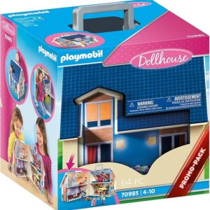 70985 Casa Muñecas Maletín con Mango Plegable