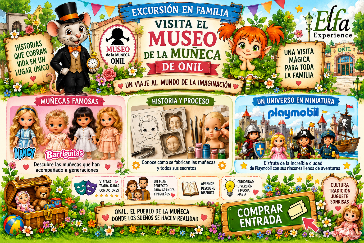Visita para familias al Museo de la Muñeca de Onil